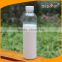 400 ml Transparent Cylinder PET Water Bottle with Screw Cap