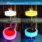 color changing rechargeable led fancy coffee table for bar use