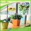 ABS plastic bright color flower pot with separate inner design