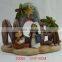Polyresin 3d baby jesus birth craft holy family figurines