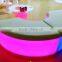 LED colorful garden dining table bench seats /classic long bench