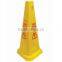 Yellow Plastic cone wet floor sign caution sign 06101