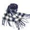 Soft Classic Cashmere Feel Plaid Checked Men Scarf Wrap Supplier