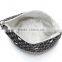 Fashion cotton women makeup pouch beauty zipper cosmetic purse toiletry zipper purse