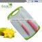 Manufacturers selling 3 sets ceramic knife with plastic cutting board combination suit