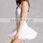 Clothing fashion White mini tulle ruffled tutu skirt Ruffled Tulle Petticoat Dress