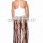 new style fashion animal print boho wide leg women's pants