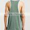 Trade assurance supplier cheap wholesale green and white ringer gym vest for men