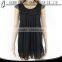 Hot Selling Plus Size Lady Dress New Arrived Summer Dress Solid Color Embroidered Gauze Middle Aged Women Fashion Dress