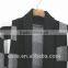 men wool black and white cardigan sweater