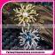 Gold-plated natural pearl snowflakes antlers shawl brooch buckle