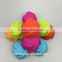 Popular nice design colorful flower shape silicone cake mould