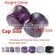 2017 Hot Amethyst Flare Plug with O Ring Natural Stone Ear Plug