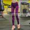 Fashion Design Custom Polyester Active Wear Yoga Pants For Lady