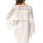 C2 Crochet Trim Cover-Up Ladies Beach Kaftan