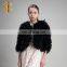 New Design winter Women turkey fur multi colored sex fur coat