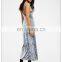 Ladies V neck dress made of velvet, maxi velvet dress