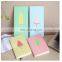 Custom sewing notebook printing /softcover kraft paper notebook/agenda with line