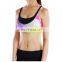 Wholesale Spandex / Lycra Fitness Clothing Women Printed Sports Bra#S150039