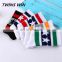 Factory price Top quality America 2018 winter new fashion novelty colorful cotton star design ankle socks for children