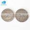 Wholesale cheap custom metal stamping antique silver souvenir coins