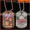 apple shape dog tag/metal dog tag