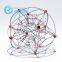 Outdoor Rope Nets Tunnel Climbing Exercise Playground With Slide Sets