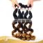 Cheap Ombre Hair Extension Pervuian Natural Weave, Unprocessed.
