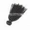 Youth Beauty Hair 2017 top quality 9A brazilian virgin human hair weaving in kinky curly style cuticle aligned hair