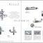 Hot sale public bathroom in-wall brass automatic thermostatic shower faucet