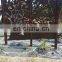 New decorative metal screen used for garden gate