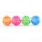 Plastic cat playing ball with bells pet toy
