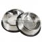 Pet bowls stainless steel private logo printed dog food bowl custom