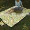 Eco Friendly Custom Print Fleece Picnic Blanket Washable Roll Up Durable Camping Mat For Outdoor