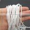 Elastic Cord Suppliers Spandex String Winding White Black 3MM Soft Earloop Rubber Bands Adjustable Elastic Round Rope