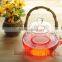 Glass Teapot with Bamboo Handle 600ml