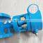 Floating Type Flange End Triple eccentricity CS Carbon Steel Butterfly Valve With Worm Gear