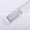 18W Industrial modern strip shaped ceiling light silver office hanging indoor lamp