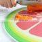 Durable Tempered glass cutting board with kitchen conversions on it smooth glass cutting board