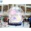 Factory high-quality customized  outdoor christmas decoration giant inflatable human size snow globe tent for sale
