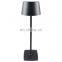 2020 Latest Rechargeable Bedside Table Lamp Cordless Dinner Light  Aluminium Table Lamp Restaurant With Base And Shade