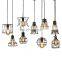 Different Types Iron Metal Cage Pendant Light E27 Decorative Lamps