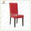 WorkWell PU leather high back restaurant chair with rubber wood legs Kw-D4094