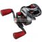 HOT SALES 8+1BB 7.3:1 Gear Ratio 8 kg drag LightWeight design New gull wing side cover Baitcasting Fishing Reel
