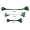 Hot Sale 60PCS/lot Anti Bite Fishing Tackle Trace Stainless Steel Leader Wire 15cm 25cm 30cm Length Green Fishing wire