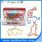 Colorful design creative shapes rubber bands