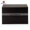 high quality luxury logo Custom black ribbon foldable box for hair extension packaging