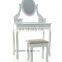Factory Wooden Mirrored Dressing Table Designs Mirror With Drawer Morden Makeup Dresser