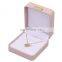 Unique Design Velvet Inside Pu Leather Jewelry Boxes With Logo Ring Box