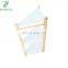 Bamboo Triangle Standing Shelf 3-Tier Storage Shelf In Bathroom